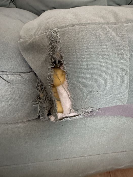 Sofá grande IKEA Azul/Verde