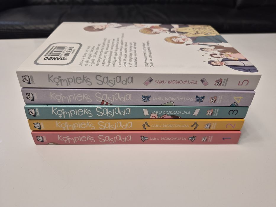Manga mangi Kompleks sąsiada 1-5 komplet Dango