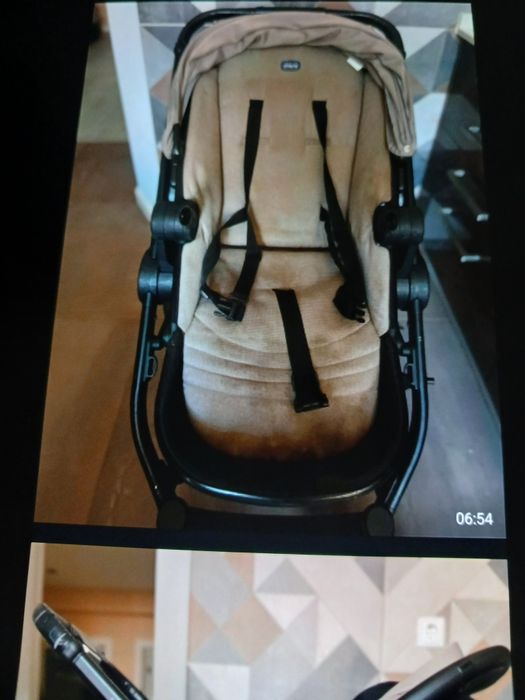 Trio da chicco com  isofix com bastante uso mas em bom estado. Oferta do  marsupio