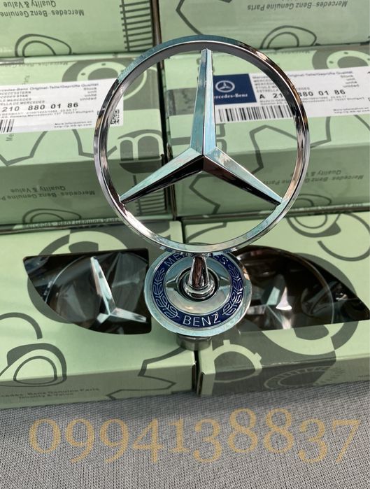 Эмблема прицел на капот Mercedes w124/210/202/203/204/221/211/212