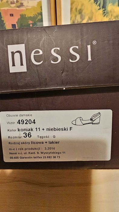 Sandały Nessi 36.