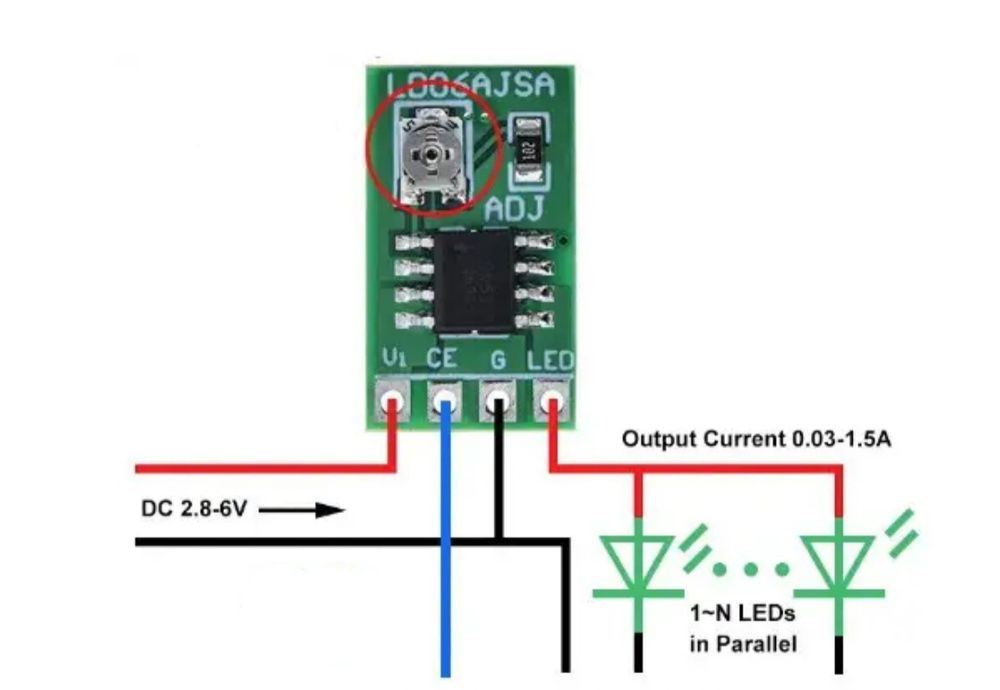 Плата стабілізатор струму для 18650