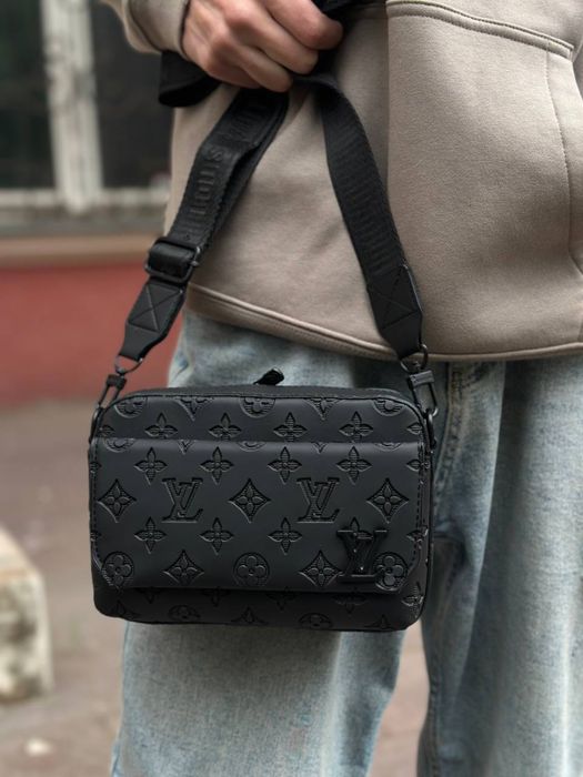 ‼️SALE‼️ Без предоплат! Сумка Louis Vuitton / Сумка чоловіча луи витон. Сумка через плече, кроссбоди LV. Сумка луї віттон монограмм. Туреччина