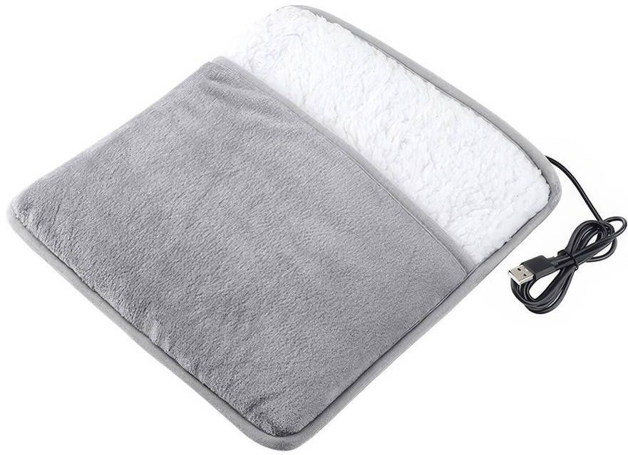 Портативная фланелевая грелка для ног с электрическим подогревом Foot