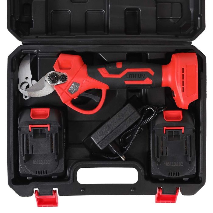 NOWY Sekator Elektryczny Akumulatorowy 2x Aku Narzędzia Do Ogrodu FV