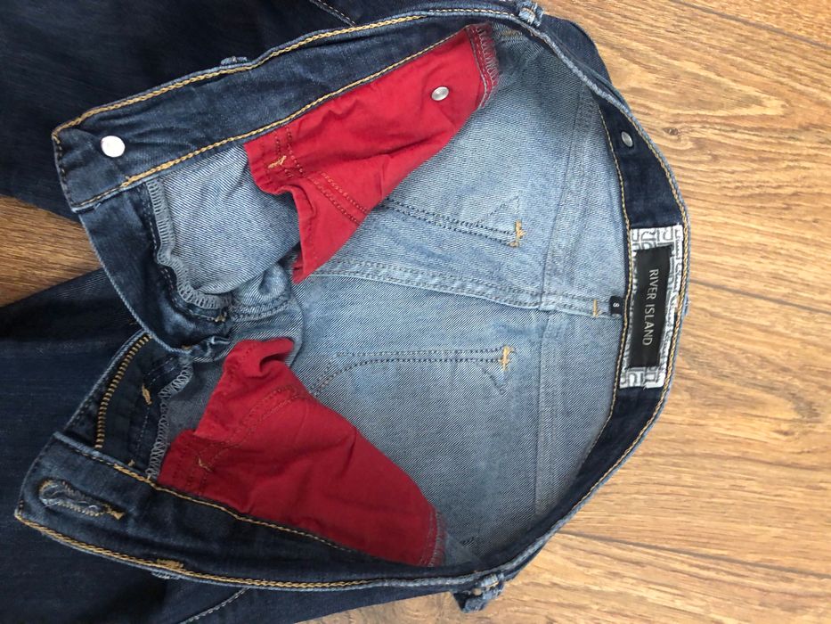 Jeansy spodnie niebieskie skinny