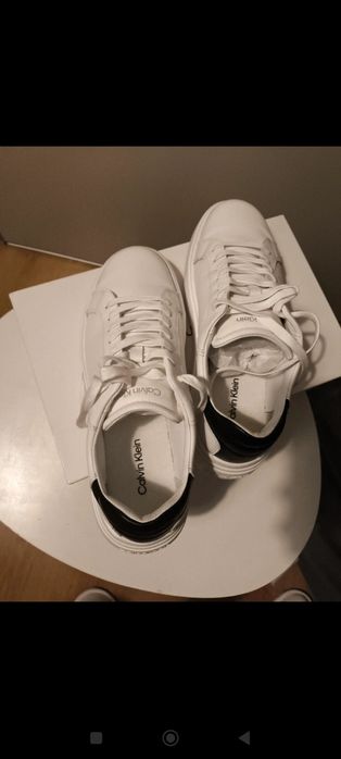 Białe buty CK sneakersy w rozmiarze 43