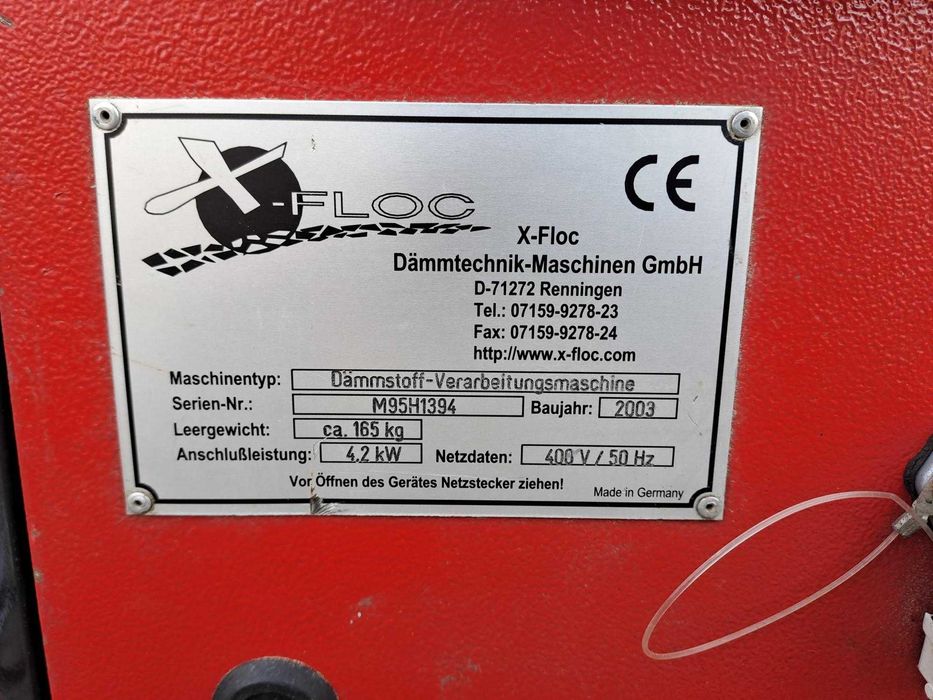 X-Floc Zellofant M95 4,2kW - maszyna do zadmuchu wdmuchiwania izolacji