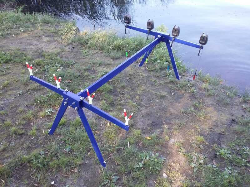 Карповий Род Под 4 вудилища, подарунок рибалці, Rod Pod Україна, відео