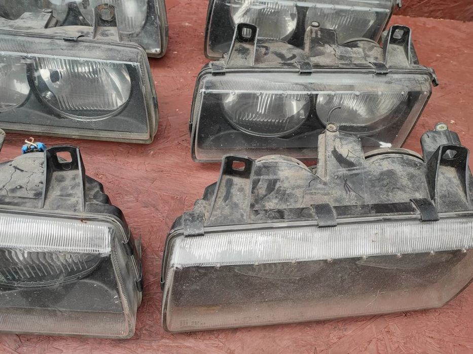 bmw e36 compact oryginalne lampy przednie lewa / prawa o nr. 63 12 8 3