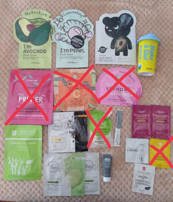 Máscaras TonyMoly, Oozoo Bear, Dr.Jart+, Sephora, Erborian, Origins