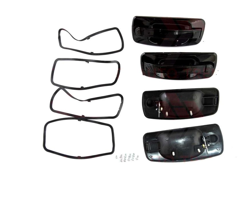 Ручка двері ВАЗ 2110 - 2112, 2170 - 2172 ТЮНИНГ ЕВРО 4шт чорні