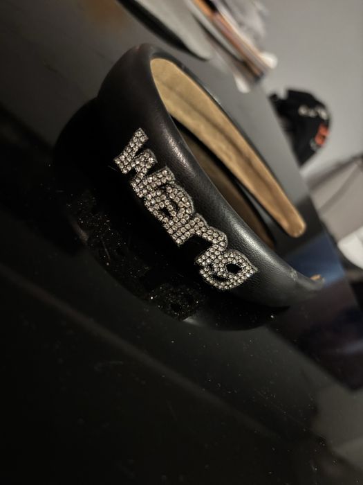 Czarna opaska na wlosy Wang