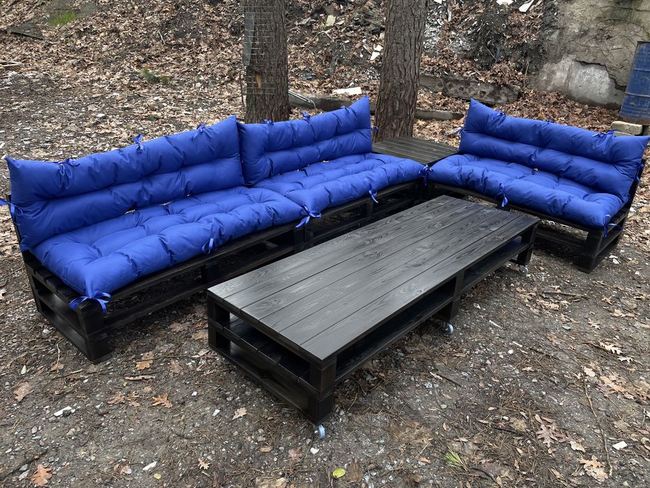 Садові меблі,садовая мебель,мебель на терасу,мебель из поддонов,диван