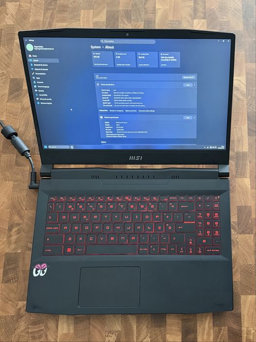 Computador Portátil MSI Katana GF66 12UGS