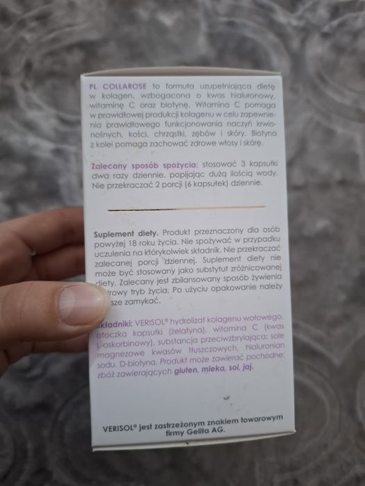 COLLAROSE ALLDEYNN kolagen 180 kapsułek allnutrition