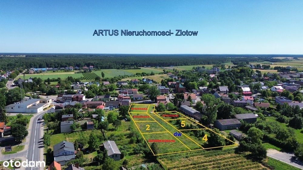 Działki budowlane w centrum (3 szt.)- Lipka - Widok 2
