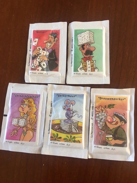 Pacotes de açúcar