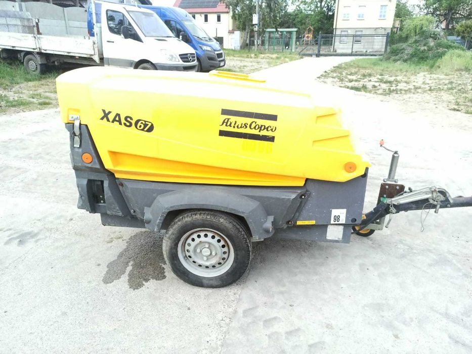 ATLAS COPCO XAS67 sprężarka kompresor 2015r