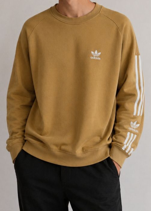 Adidas bluza sportowa męska logowana bawełniana S/M