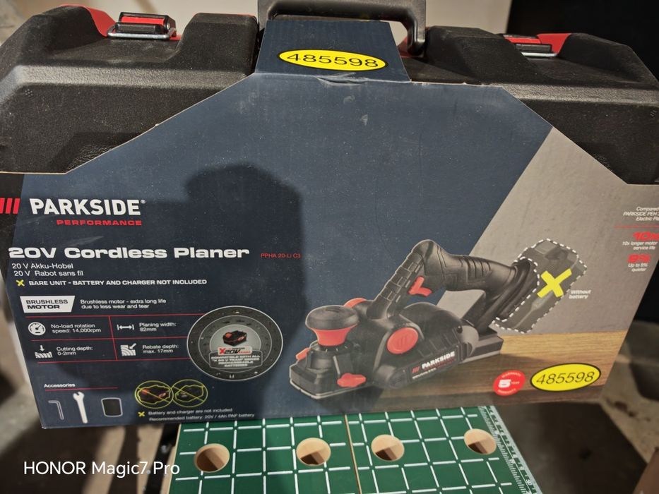 ‼️NOWY‼️Gwarancja‼️Strug akumulatorowy parkside performance PPHA 20-Li