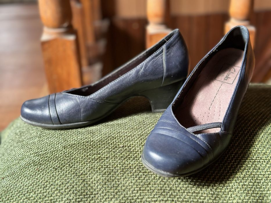 Туфлі Clarks шкіряні