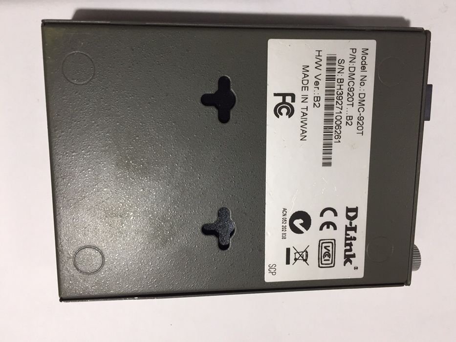 Медиа конвертор D-Link DMC-920T