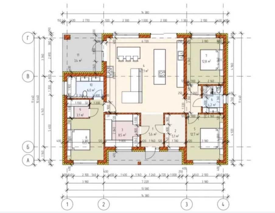 Автономний будинок з ремонтом 125 м² у Гореничах на 5 сотках