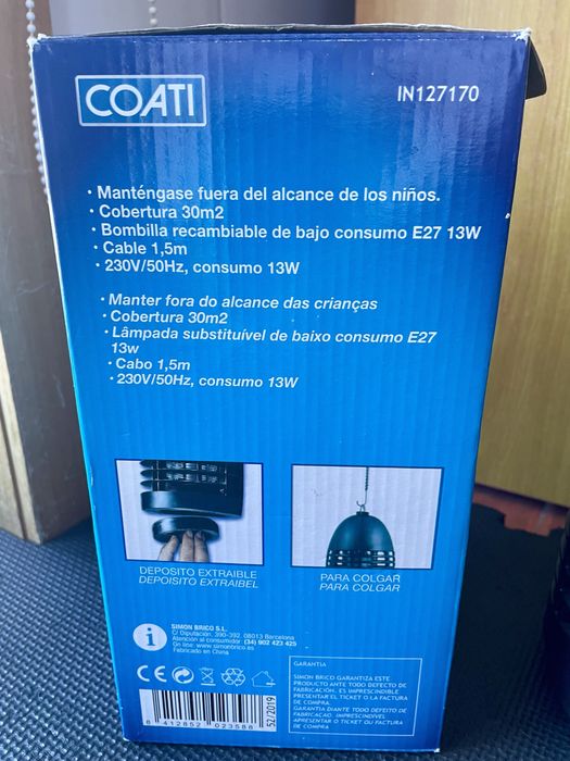 Mata Mosquitos Elétrico 13w