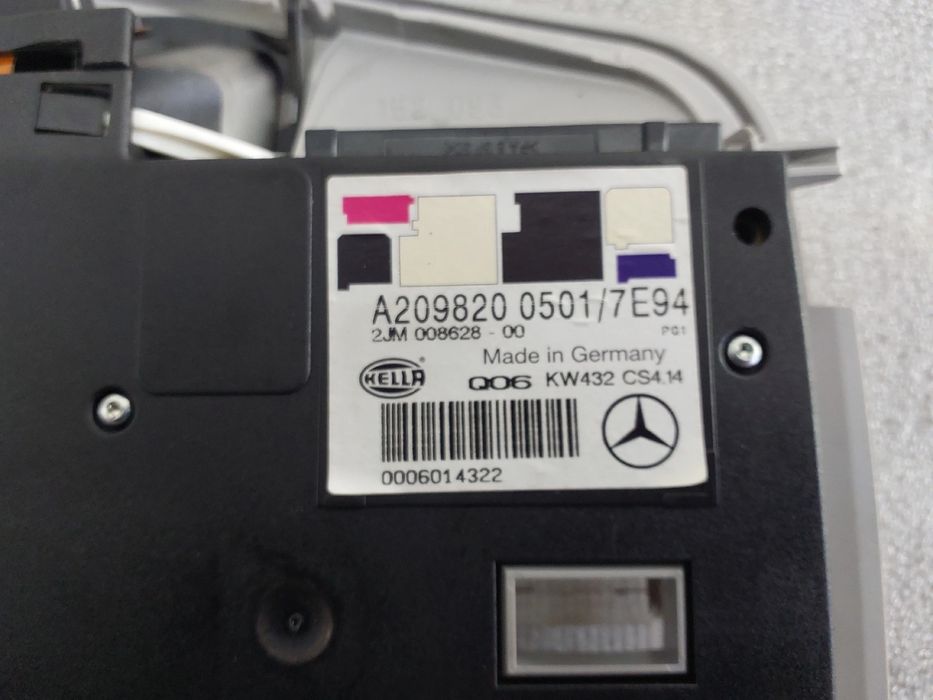 Plafonier frente MERCEDES-BENZ CLK (C209)