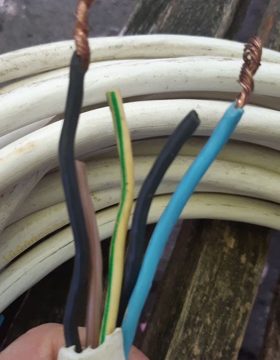 Провод ПВС-С 5×4,0  (27 МЕТРОВ)