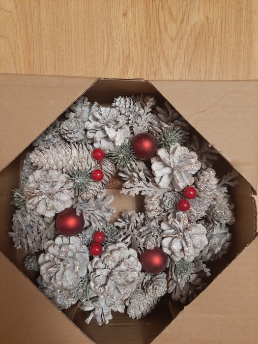 Ozdobą świąteczna wianek