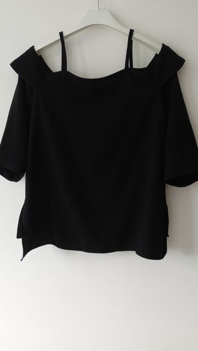 Bluzka czarna  hiszpanka