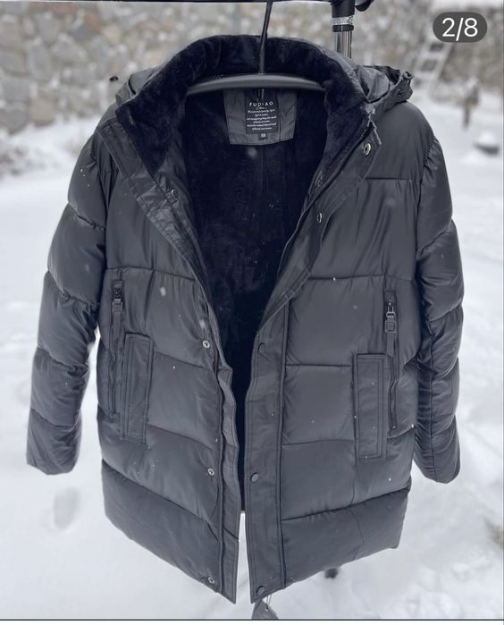 Остання!! Зимова чоловіча куртка 50 на хутрі