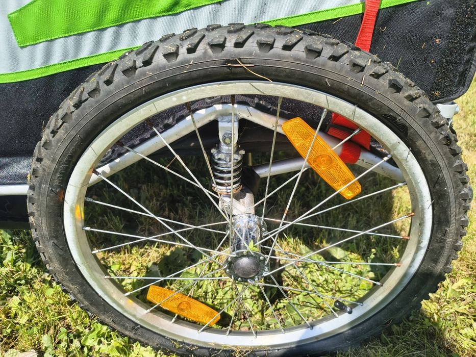 Niemiecka przyczepka rowerowa Queridoo, 2 osobowa