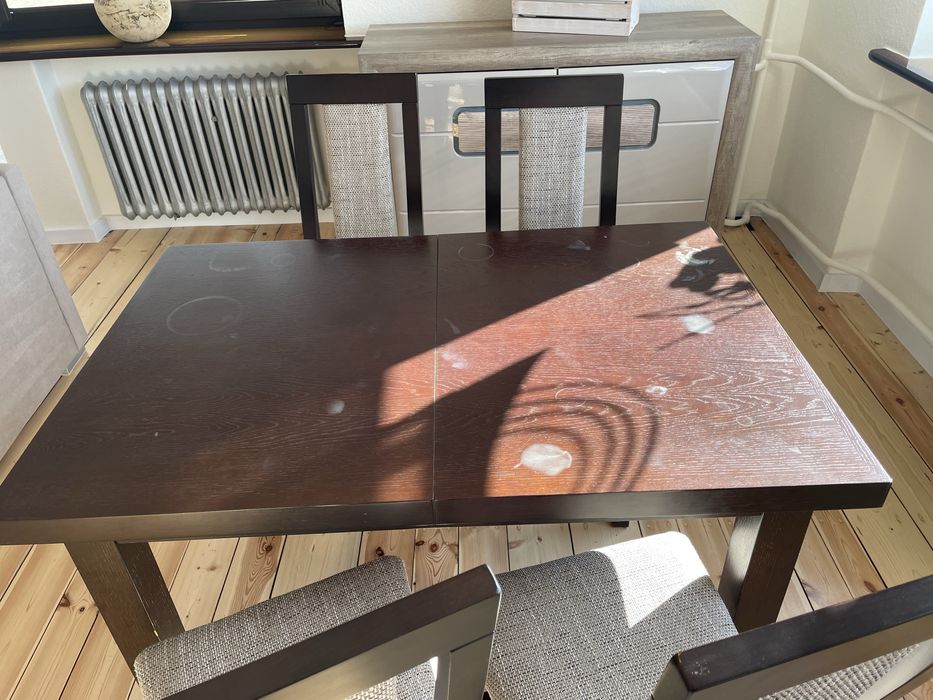 komplet mebli stół + krzesła