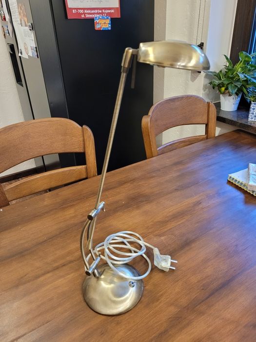 Lampka biurkowa biuro mosia