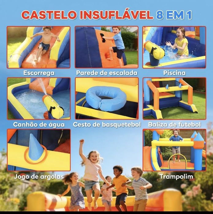 Insuflável para alugar