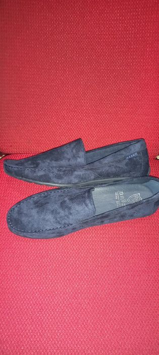 Мокасины замш.новые 41р.