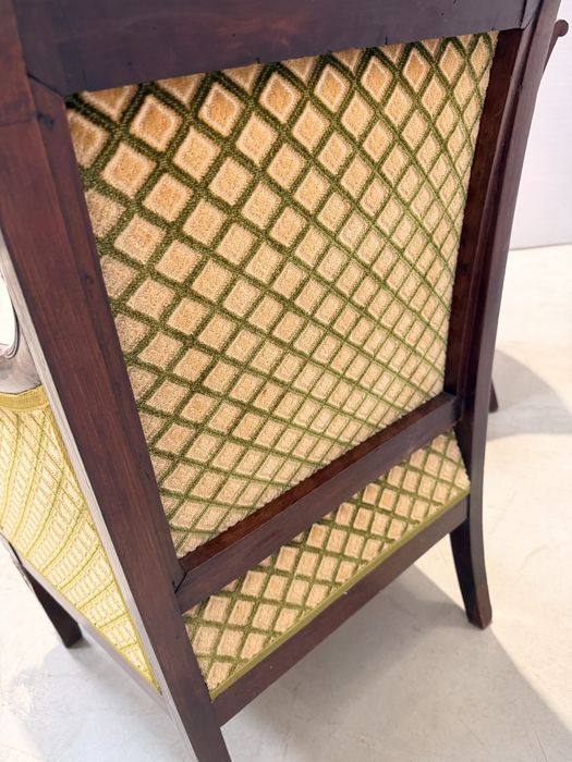 Fotele imperialne vintage Francja lite drewno fotel