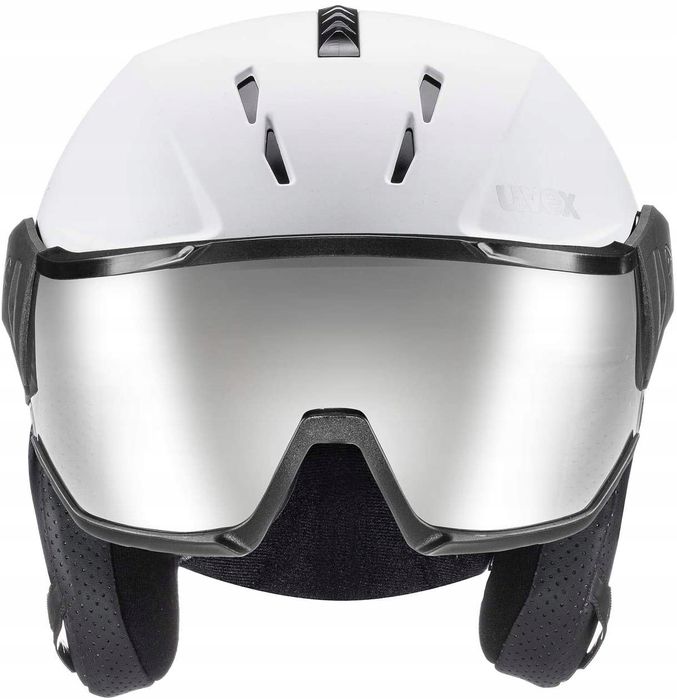 outlet kask narciarski z szybą uvex instinct visor 5007 l 59-61 cm matowy