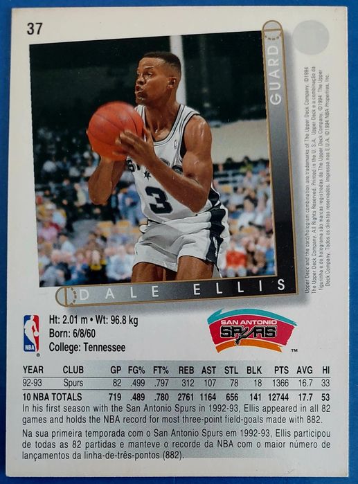 3 Cromos NBA 1994