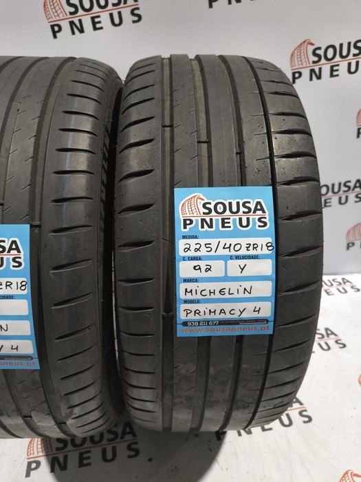 2 pneus semi novos 225-40R18 Michelin Primacy 4 - Oferta dos Portes
