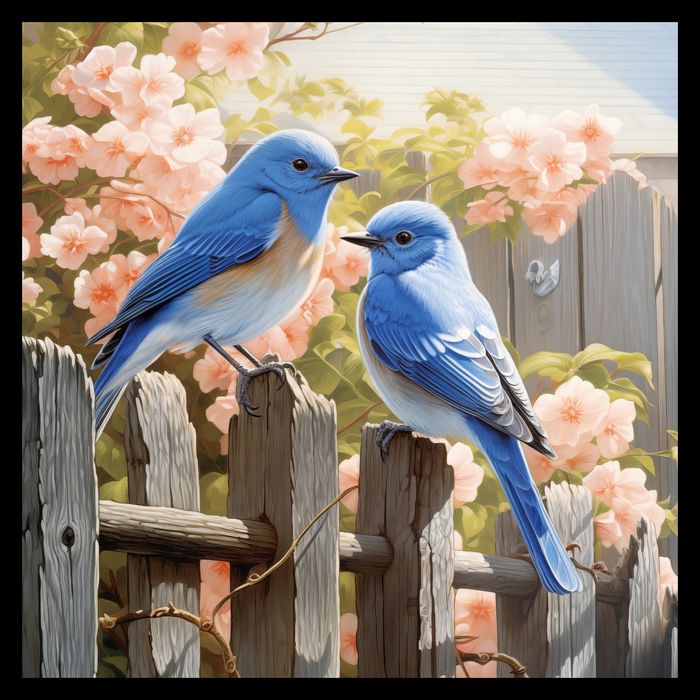 Plakat 30x30cm Wiosna u Bram