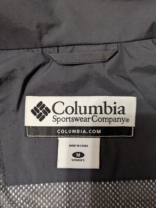 Мембранная куртка ветровка Columbia omni-tech с капюшеном. М