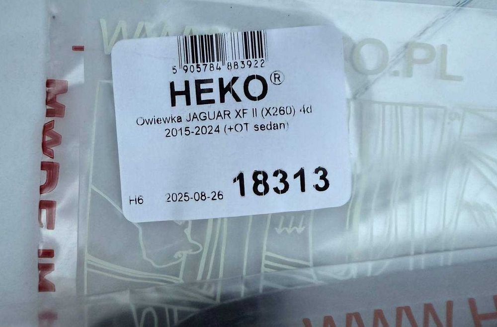 Ветровики HEKO для JAGUAR XF 2007+ / 2015+ — вставные новые 4шт