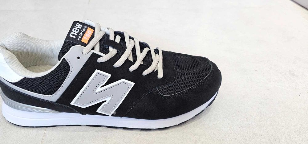 Czarne Buty Męskie i Damskie 36-46 Siatkowe Letnie HITY