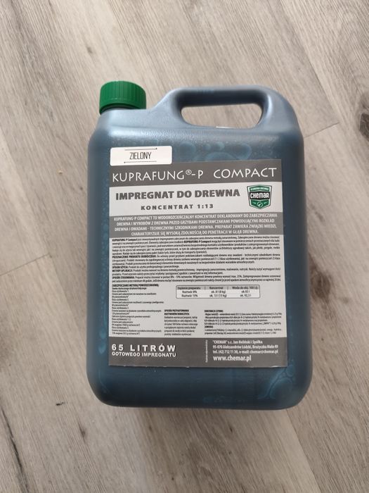 KUPRAFUNG P impregnat do drewna ZIELONY 1:13=130L