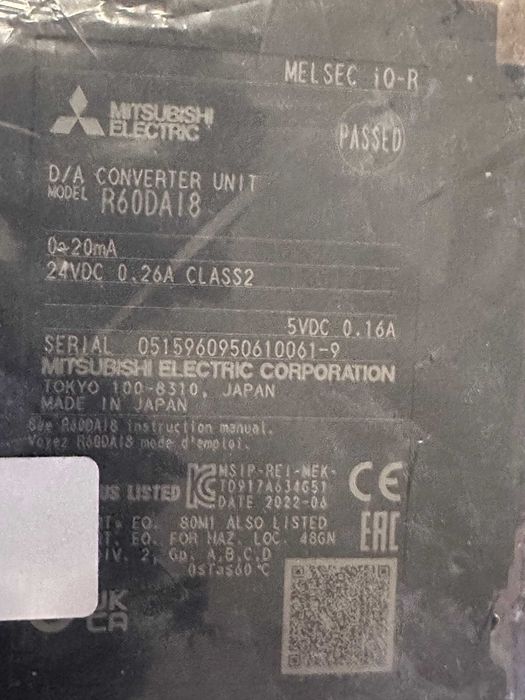 Konwerter analogowo-cyfrowy Mitsubishi R60DA-8