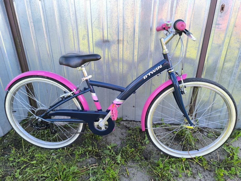 Rower 24" B TWIN piękny jak NOWY Shimano okazja